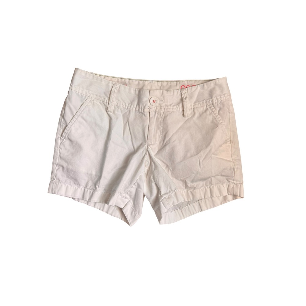 Lilly Pulitzer Women's Callahan 4.5" Shorts White Cotton‎ Chino Size 00